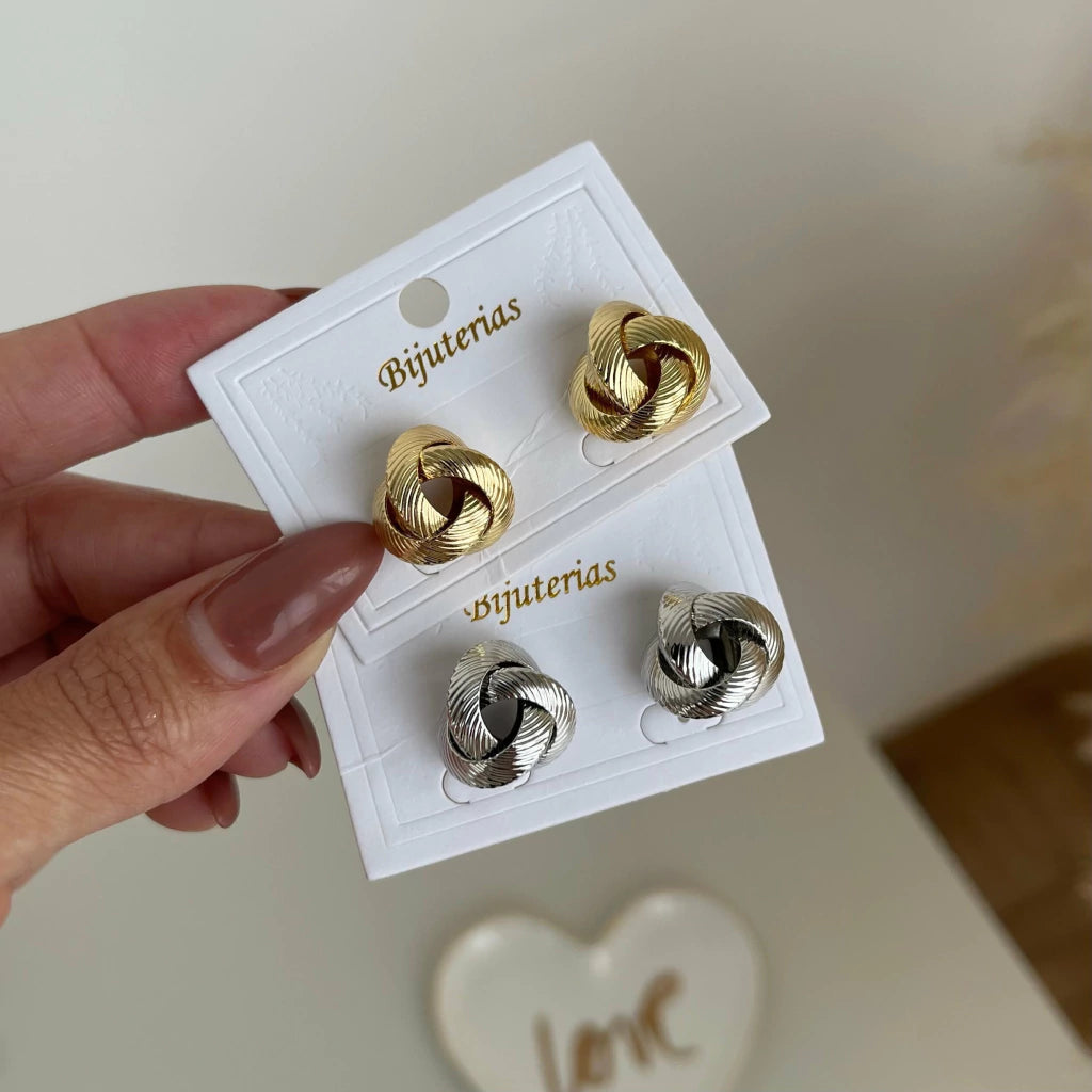 Brinco Trançado Prata